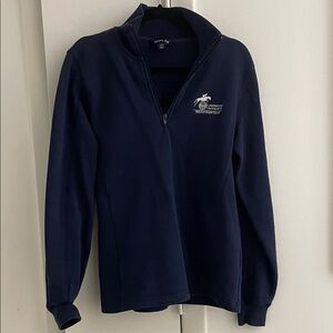 Sport-Tek Navy Quarter Zip-Up Sweater S